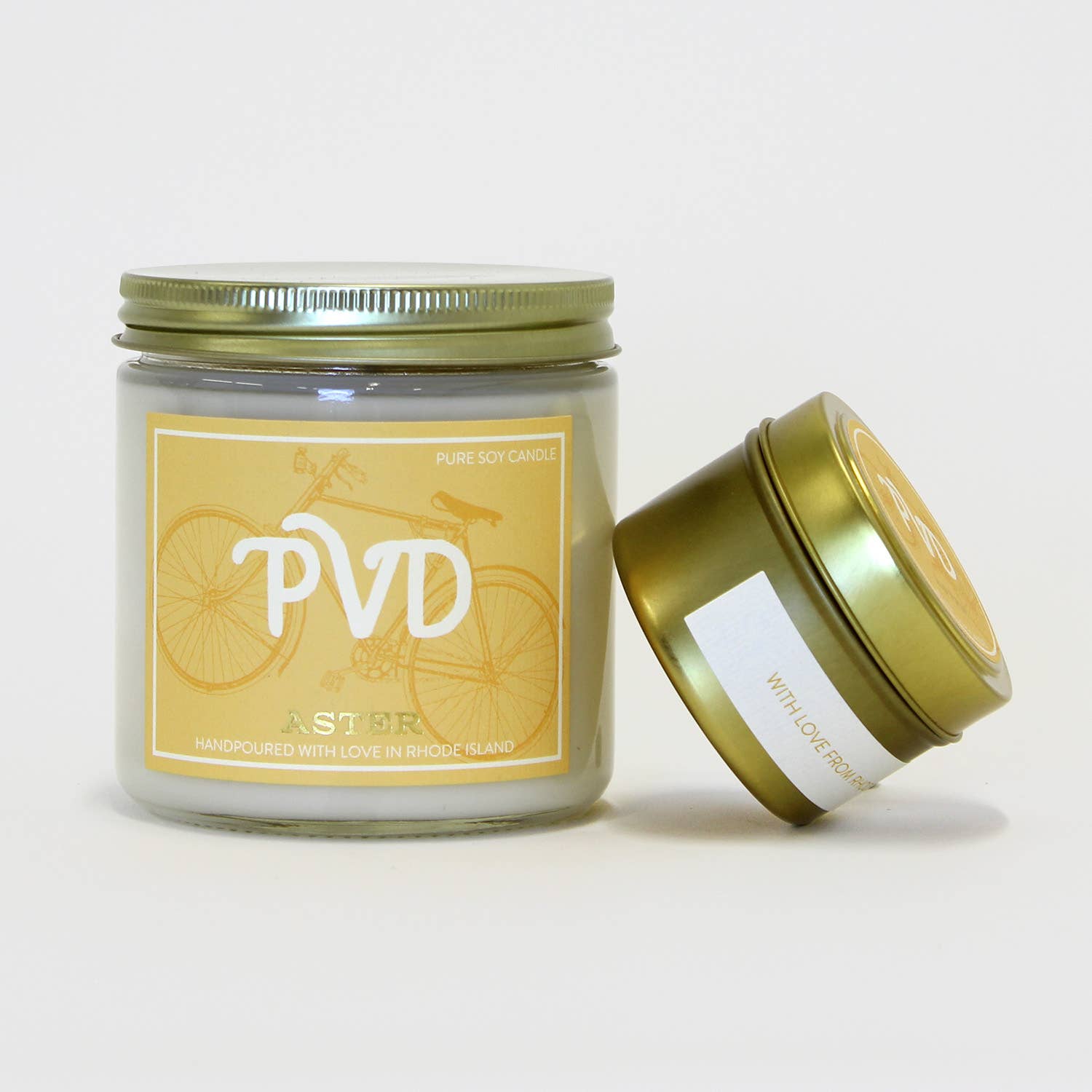 Aster Candle - Wholesale Jar/Filled Candle - Providence (PVD) Candle - 4oz, 16oz6