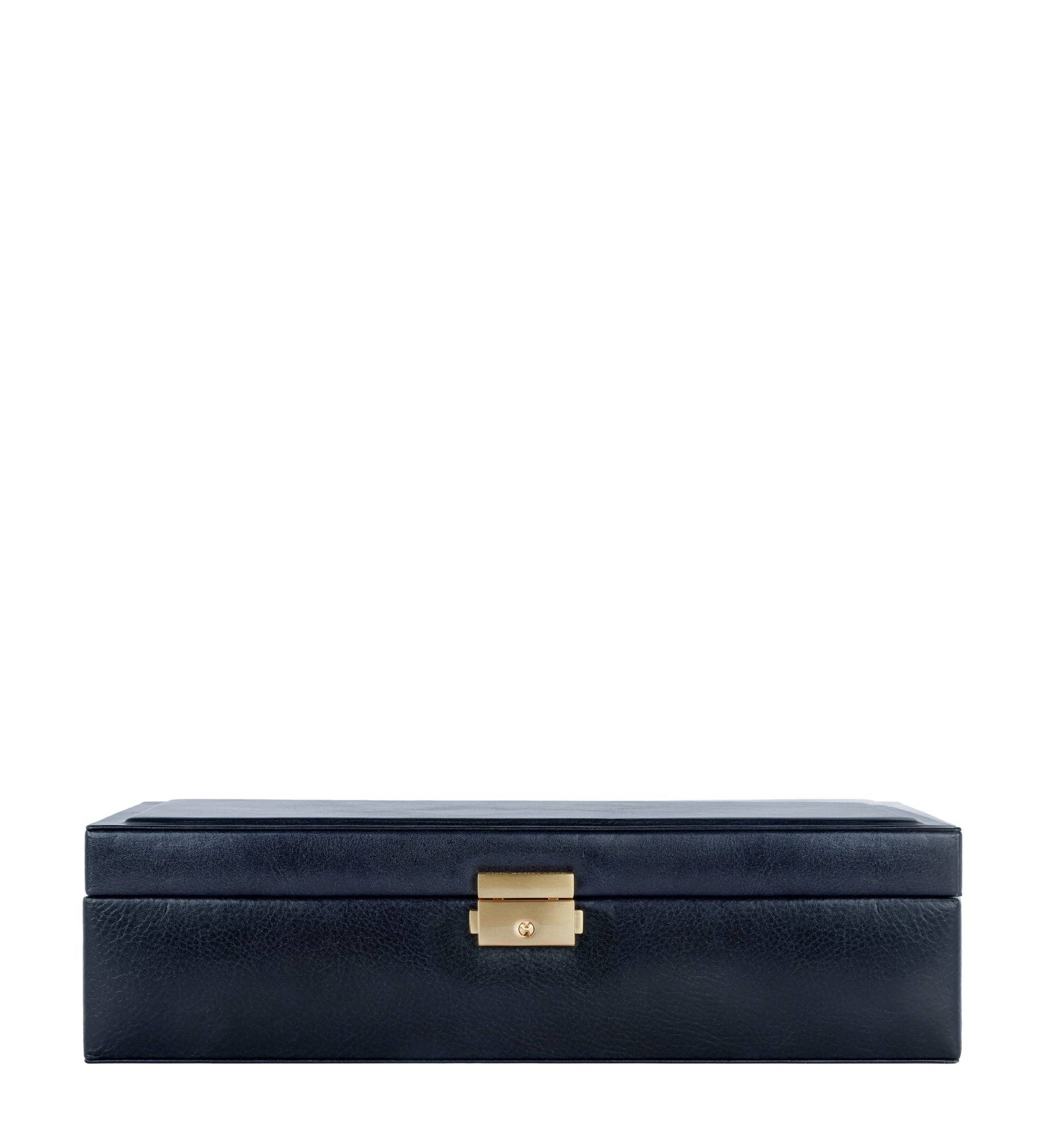 Time Resistance - Vente Boîte/rangement à bijoux - Boîte à montres en cuir Herzog, organiseur de montres0