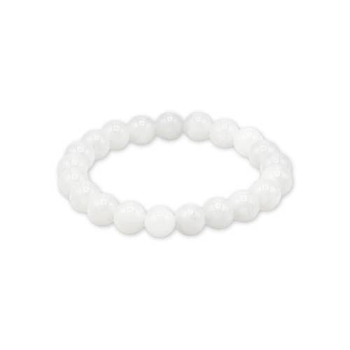 Green Tree - Wholesale Beaded Bracelet - White Moostone Beaded Bracelet - Madagascar2