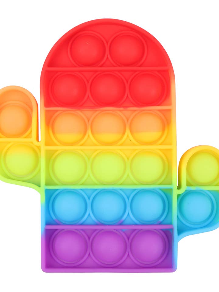 HDM3419-10-POP FIDGET SENSORY AND STRESS RELIEVER TOY CACTUS for wholesale by MYS Wholesale Inc