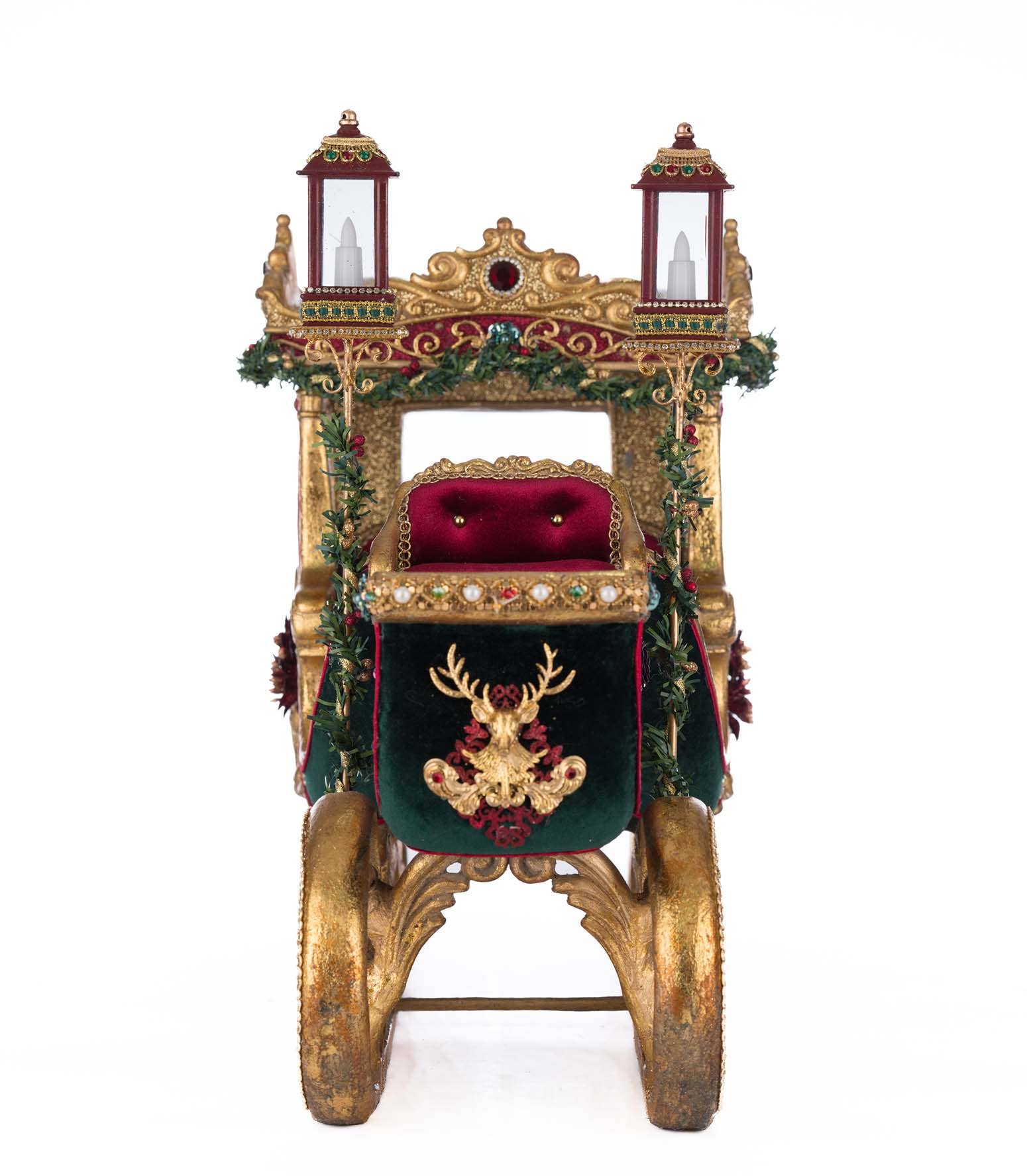 Katherine's Collection - Wholesale Christmas Decoration - Winter Balsam and Berry Sleigh4