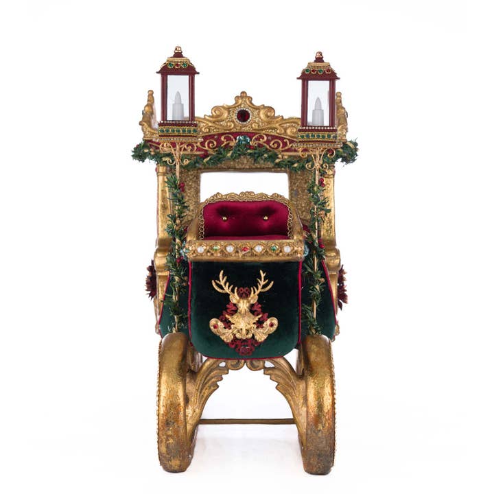 Katherine's Collection - Wholesale Christmas Decoration - Winter Balsam and Berry Sleigh4