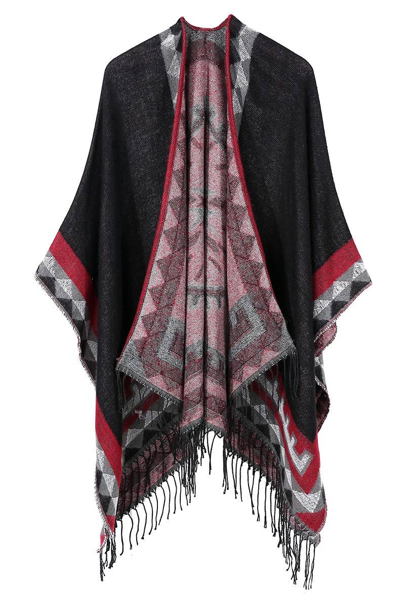 ACCITY - Wholesale Wrap - Women's - PATTERNED TRENDY FASHION SHAWL WRAP_CWASC00152