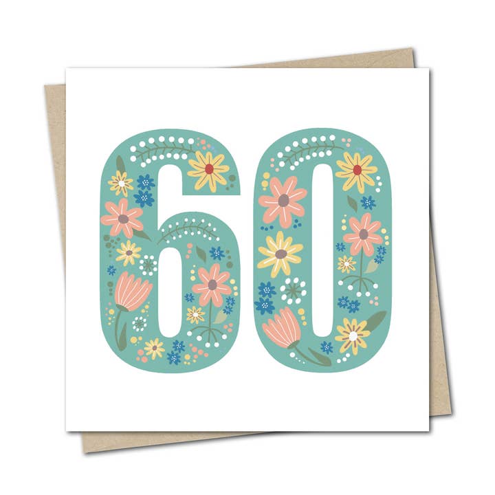 Square age card - 70 for wholesale by Duckduckle Design