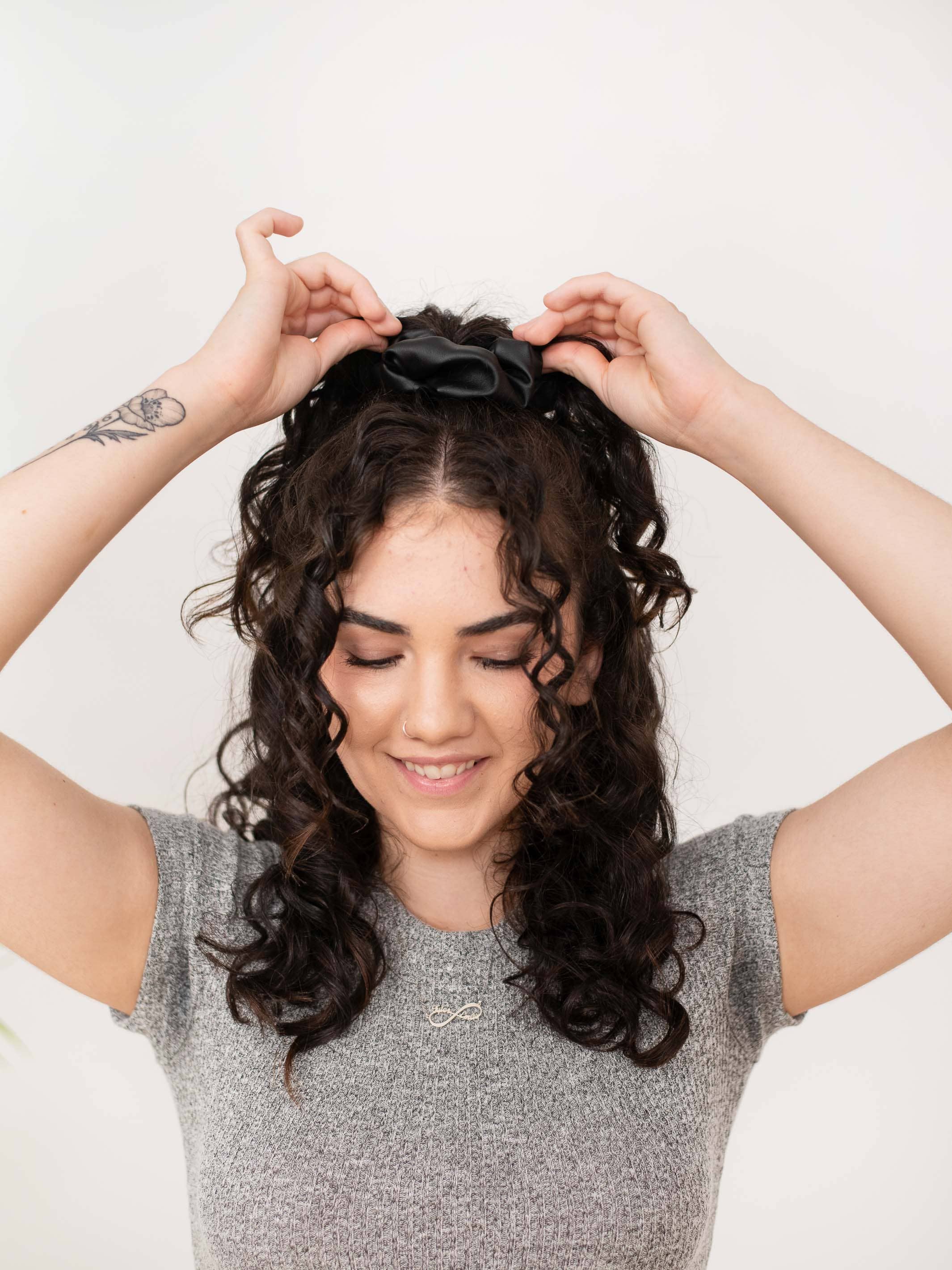 Flirty Pineapple - Wholesale Scrunchie - Women's - Faux Leather Scrunchies4