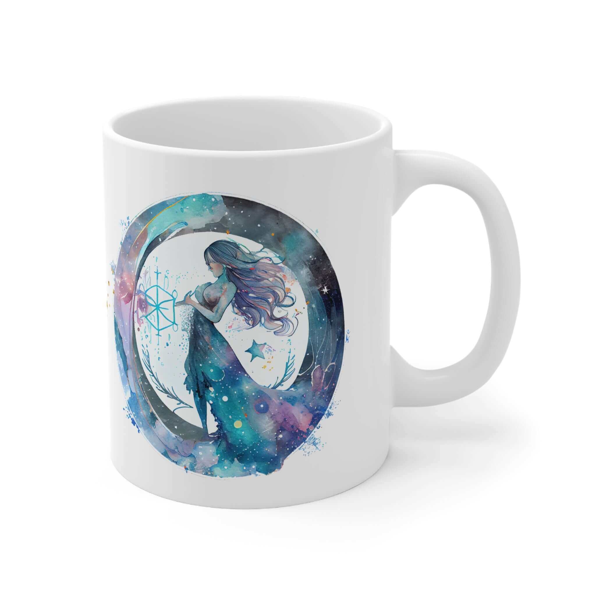 Celestia Libra Creative – wholesale Coffee mug – Aquarius Zodiac Sign Coffee Mug - Astrology-Themed Ceramic Cup for Birthdays & Gifts1