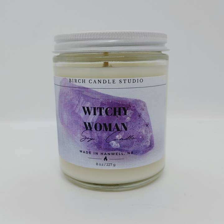 Birch Candle Studio - Vente Bougie en bocal - Witchy Woman - (Lavande et sauge)1