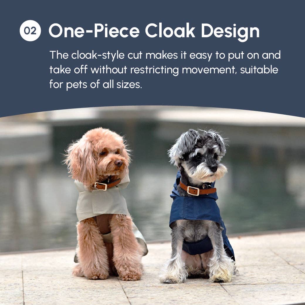 PEHOM - Venta al por mayor Chubasquero - Perros - Impermeable tipo cápsula - Morado11