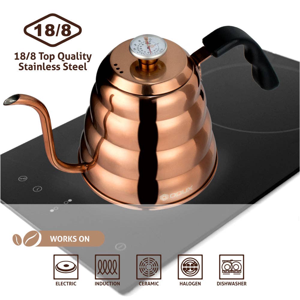OPUX – wholesale Kettle – Pour Over Gooseneck Kettle with Thermometer 40 oz20