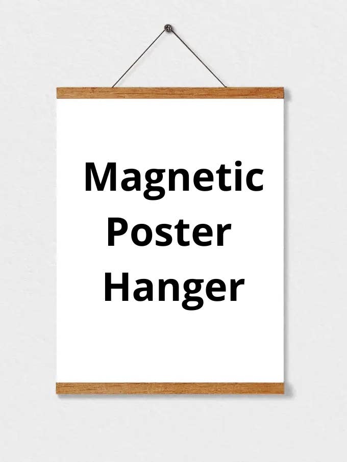Plakatophæng med magnet og ruskindssnor for engroshandel hos Illustrations Its Funny Howww Inc