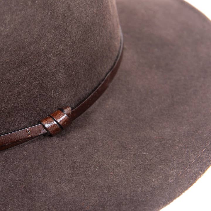 TRAVAUX EN COURS... - Wholesale Fedora - Women's - FELT HAT - leather band, sewn brim33