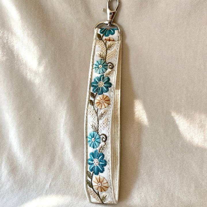 Temple of Treasure – Großhandel Handyhüllen-Band – Handgefertigte Telefonkordel/Taschenanhänger/Langer Schlüsselanhänger – Blau1