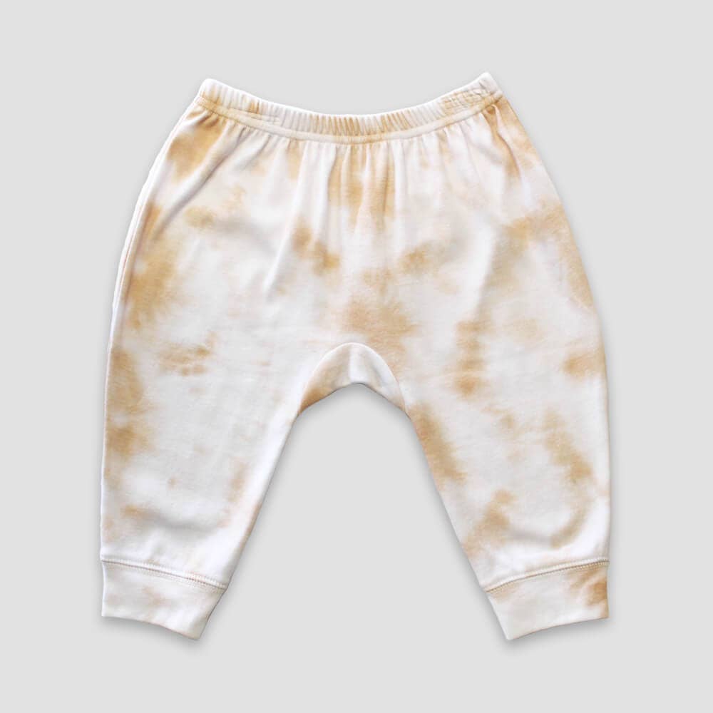 Laughing Giraffe - Wholesale Pants - Baby - Baby Jogger Pants – Latte Tie Dye Look Trendy Infant