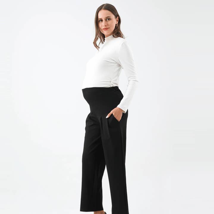 Maternity Wide Leg Pant Wear to Work Office Pants and other Purchase Wholesale umstandsmode. Free Returns & Net 60 Terms on Faire trending on Faire.