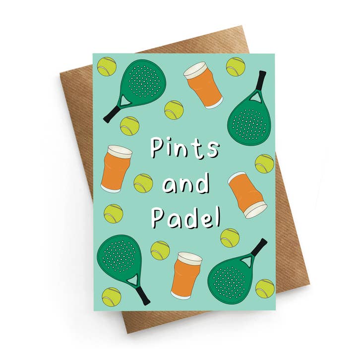 Padel Themed Card - Funny Birthday Card for wholesale by STUCK SHOP GIFTS