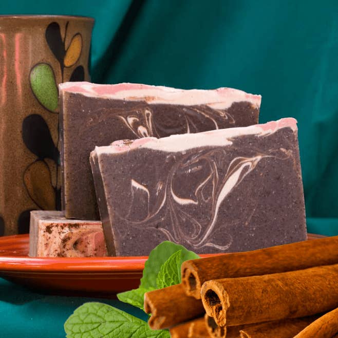 Peppermint Mocha Scrub for wholesale by Wild Waters Soapery