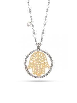 Hand of Fatima Necklace in Gold for wholesale by Franco Vieira A Jóia Ideal
