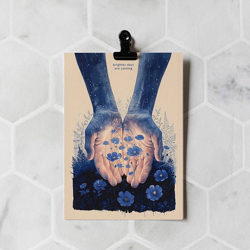 Botanopia - gifts , decor and cards for plant lovers - Wholesale Friendship Card - Brighter Days Are Coming | Encouragement Friendship Card3