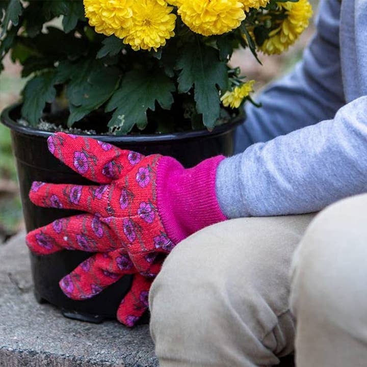 G & F Products - Wholesale Garden gloves - Kids Garden Gloves, Soft Cotton, Dirt-Resistant, 3 Pairs2