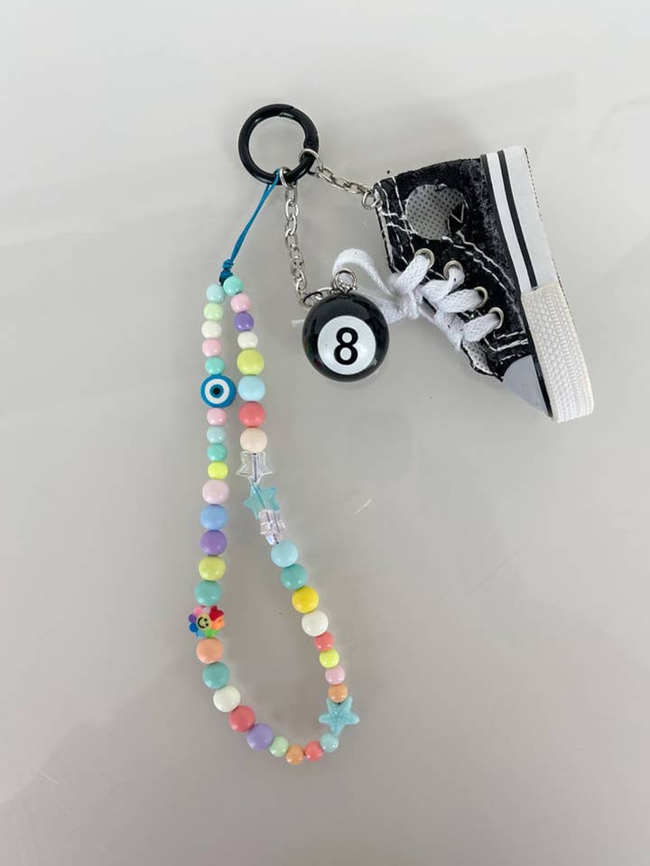 BAG CHARM GRIGRI SNEAKERS MULTICOLOR for wholesale by Liviana Lisbon
