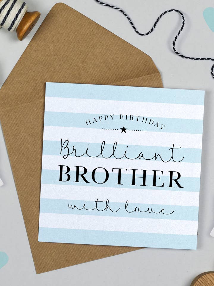Candy Stripe Brilliant Brother for wholesale by Michelle Fiedler Design