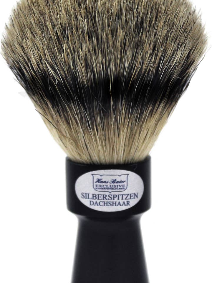 Pennello da barba Piccolo Monello nero per la vendita all'ingrosso da parte di Hans Baier Exklusive