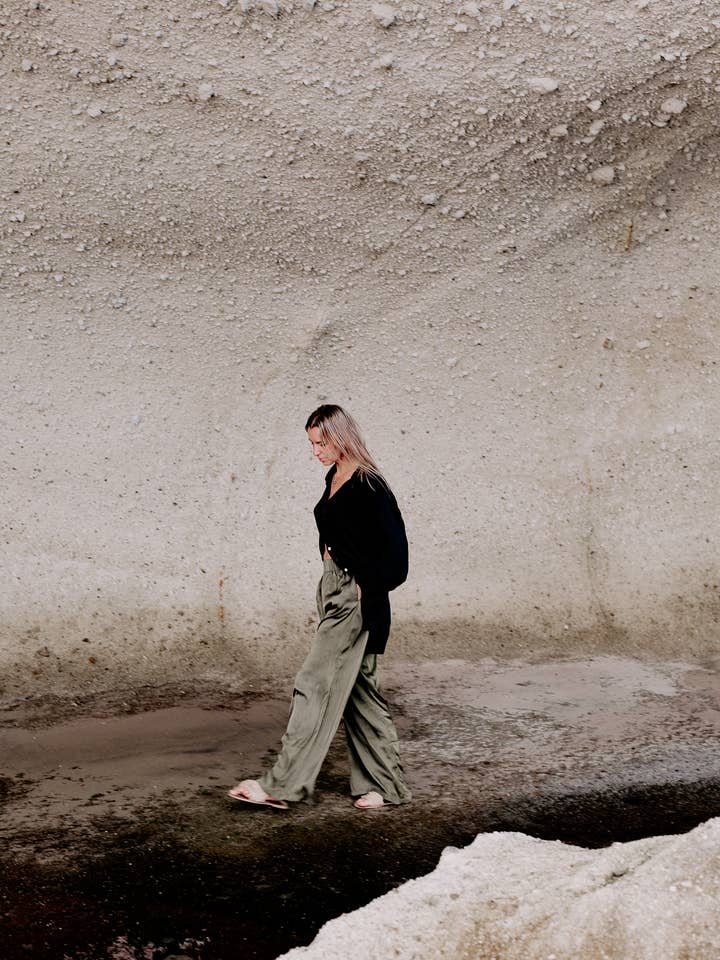 Silk Pants for wholesale by Le Edit