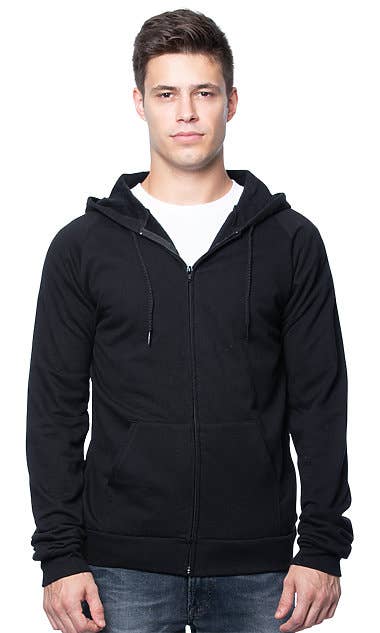 Royal Apparel - Wholesale Hoodie - Men's - Unisex Organic Cotton Full Zip Hoodie4