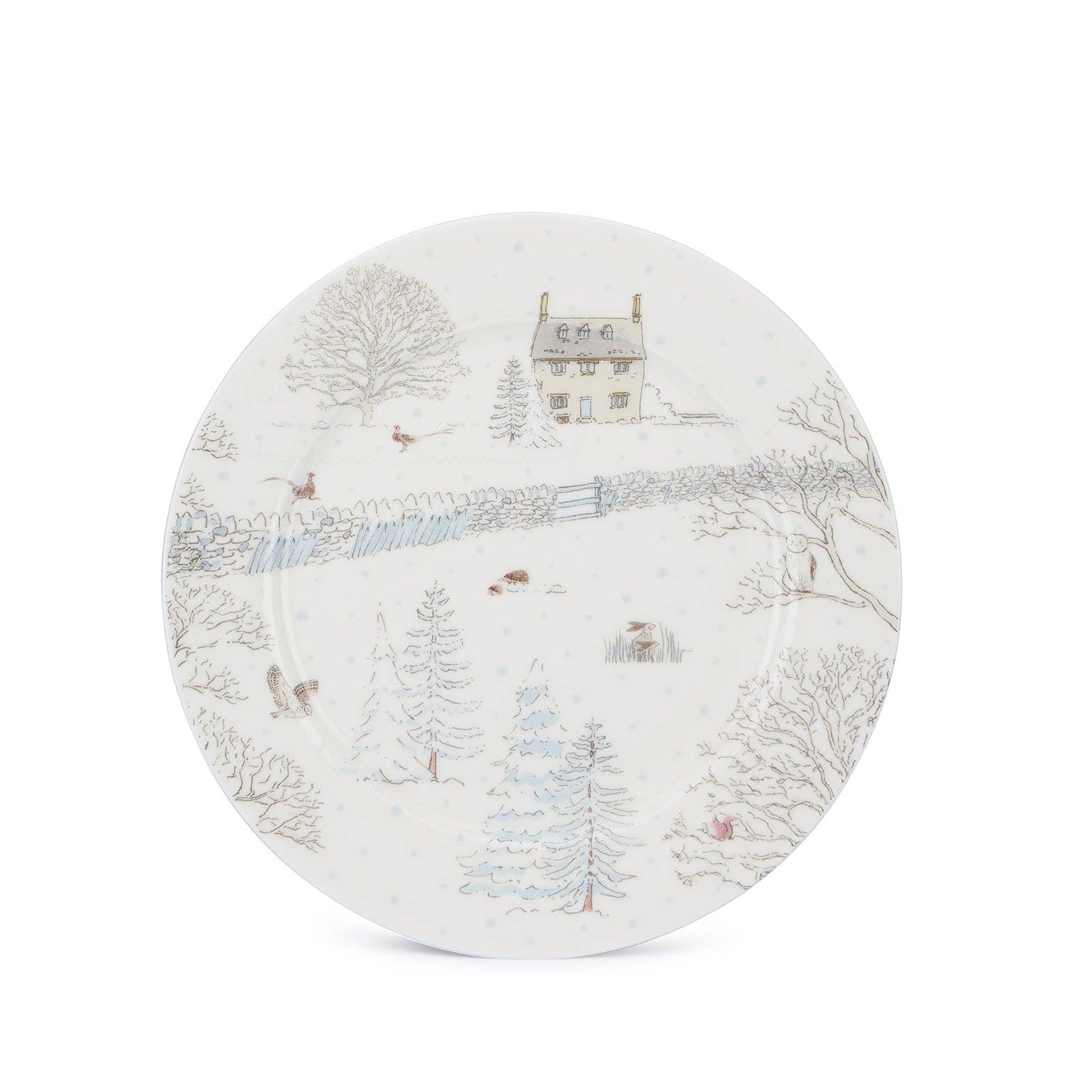 Sophie Allport – wholesale Dinner plate – Snowy Cottage China Side Plate2