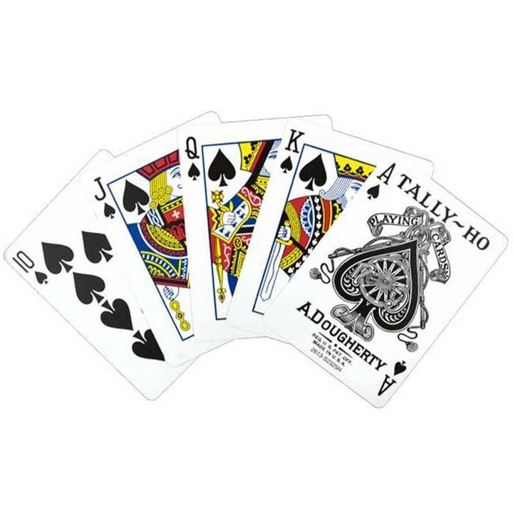 Cardshouse – Großhandel Spielkarten – Bicycle Tally-Ho Fan-Backkarten (blau)5