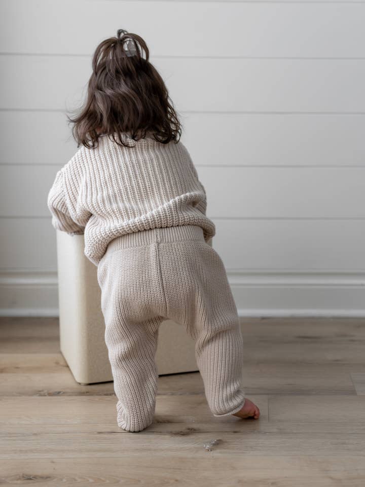 Yooushi – wholesale Trousers – Baby – Mushroom Knit Pants2