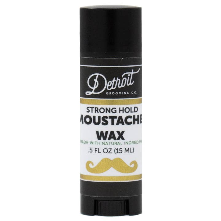 Strong Hold Moustache Wax for wholesale by Detroit Grooming Co.