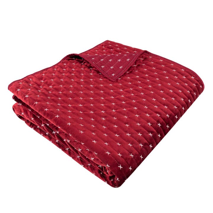 Levtex Home - Wholesale Throw blanket - Cross Stitch Quilted Throw73