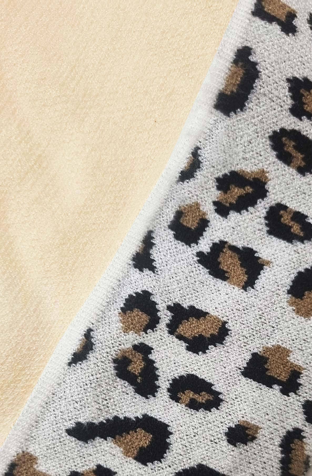 Stone Cassandra Leopard Light Knitted Top-Stone for wholesale on Faire1