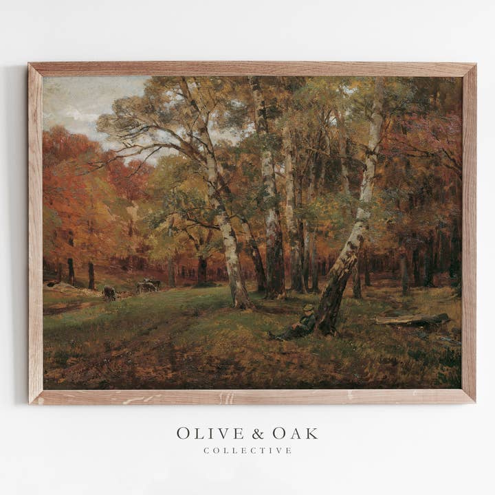 184. AUTUMN PASTURE / Wall Art / Fine Art Print for wholesale by Olive & Oak Collective