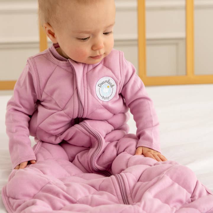Dreamland Baby - Wholesale Sleepsack - Baby - Dream Weighted Sleep Sack - Misty Mauve2