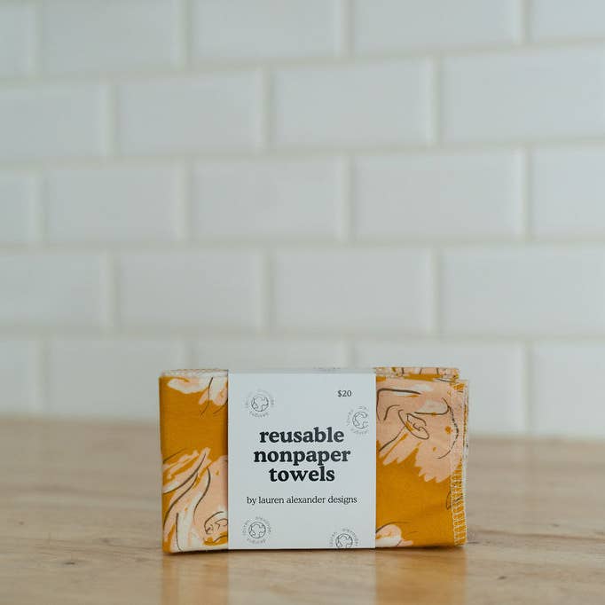 Lauren Alexander Designs - Wholesale Paper Towels - Reusable Paper Towels - Sunny Fields 4