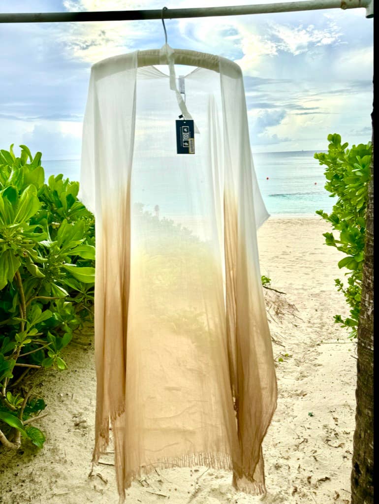 Justin & Taylor - Wholesale Strandvestje/Strandjurk/Strandtuniek - Dames - Ashley Mae Ombre Transparante Kimono Cover-Up5