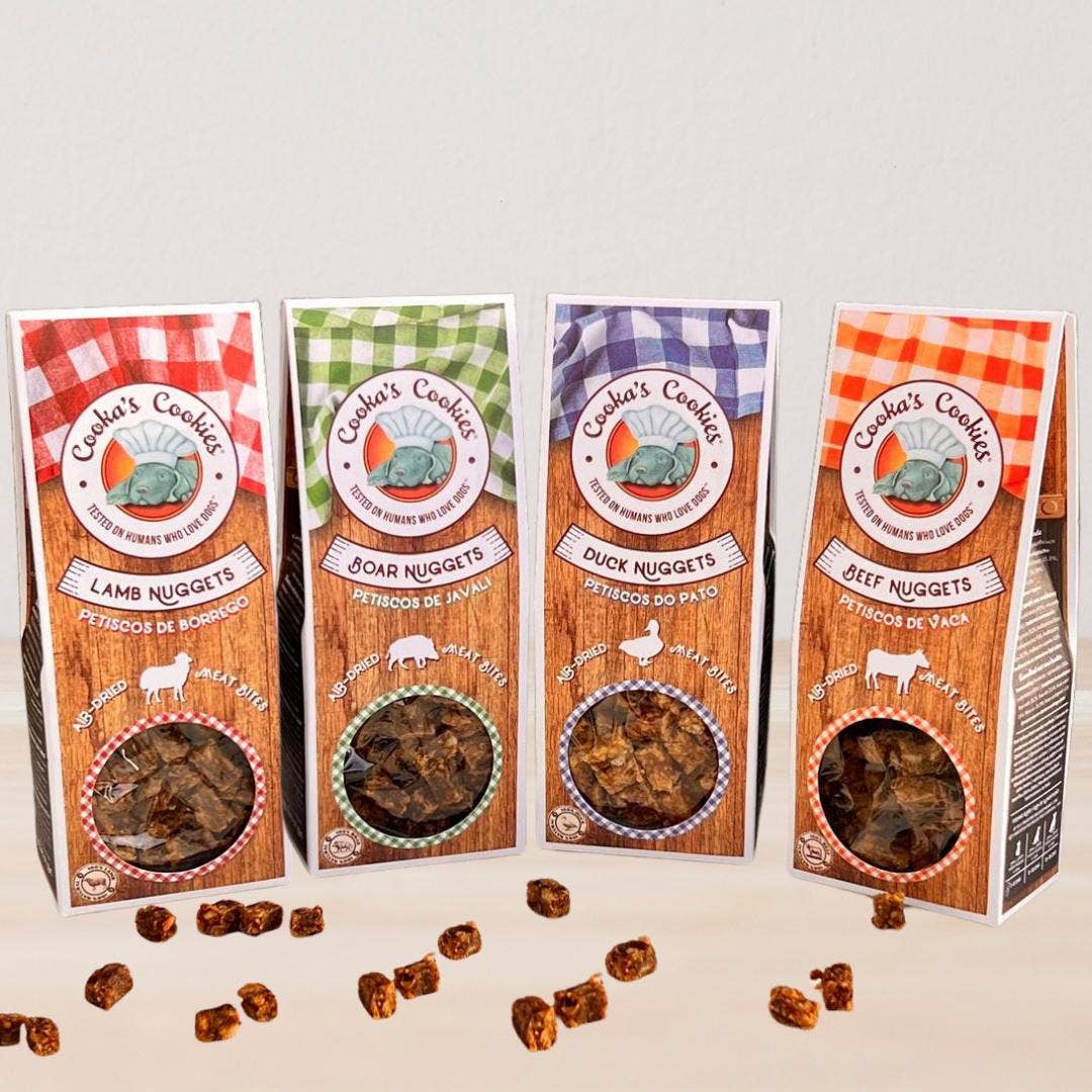 Belpharmed bv: Cooka's Cookies & Sensidog - Wholesale Pet Treats - Dog - Boar Nuggets - Air-Dried Meat Bites3