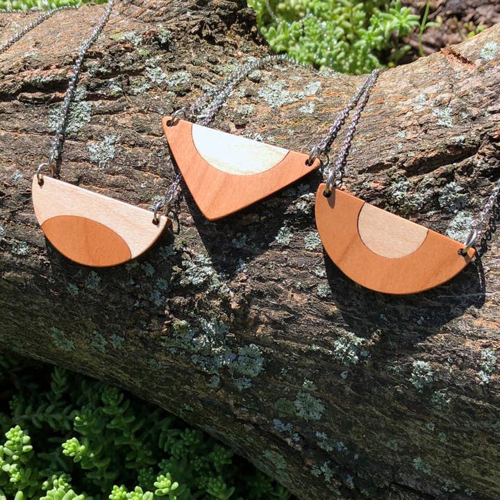 Variations on A Half Moon and Triangle for wholesale by Grove Avenue Design