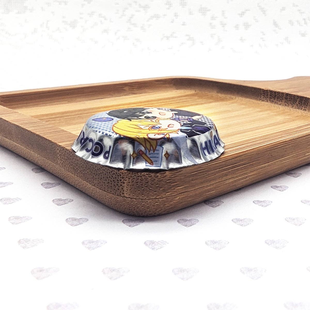 squibblefu - Wholesale Lapel Pin/Button - Pocari Sweet | Hirano to Kagiura | Bottle Cap Pin-back Button11