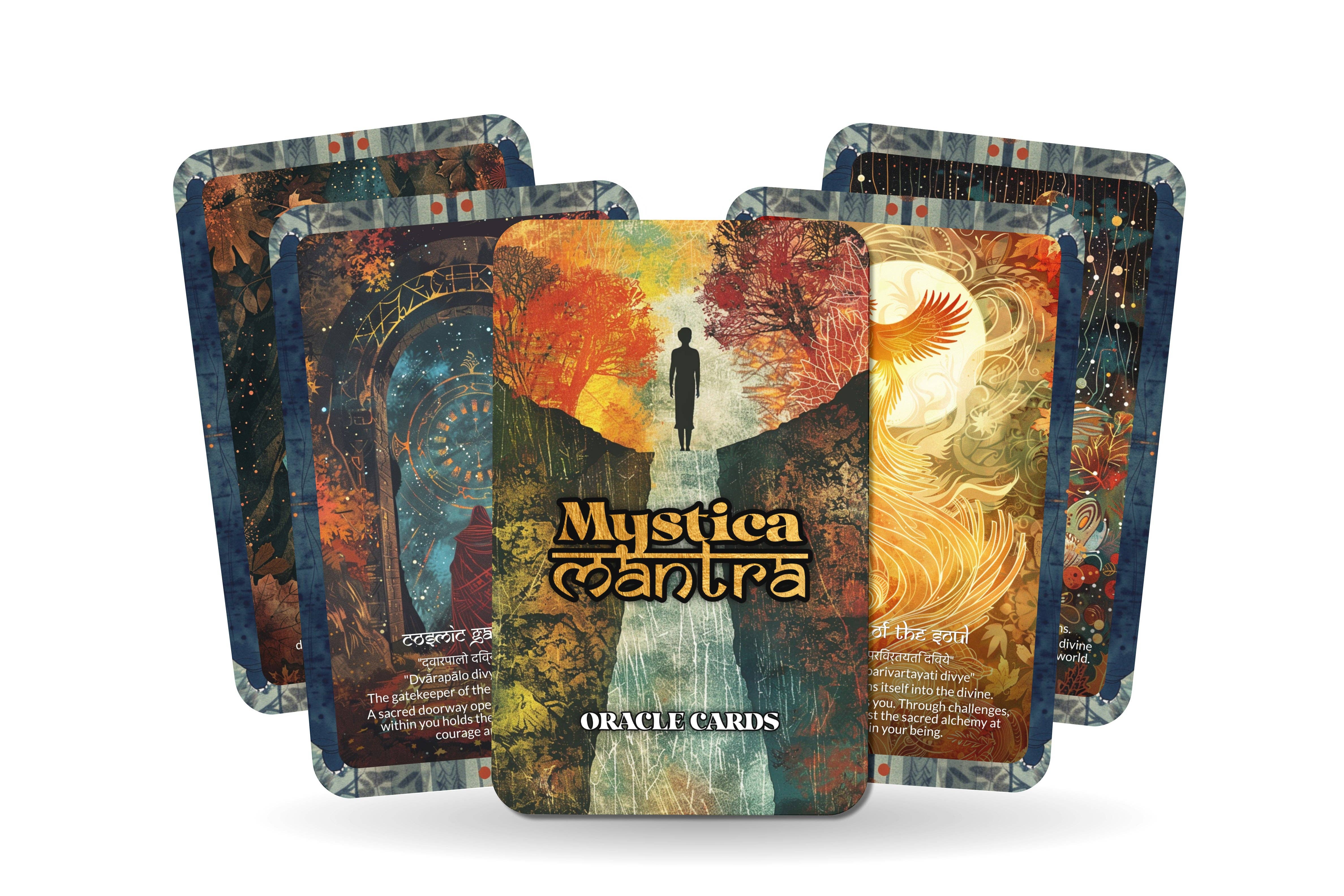 Ibiza Tarot USA - Vente Cartes de tarot - Jeu d'oracle Mystica Mantra Divine Féminin avec 22 cartes5