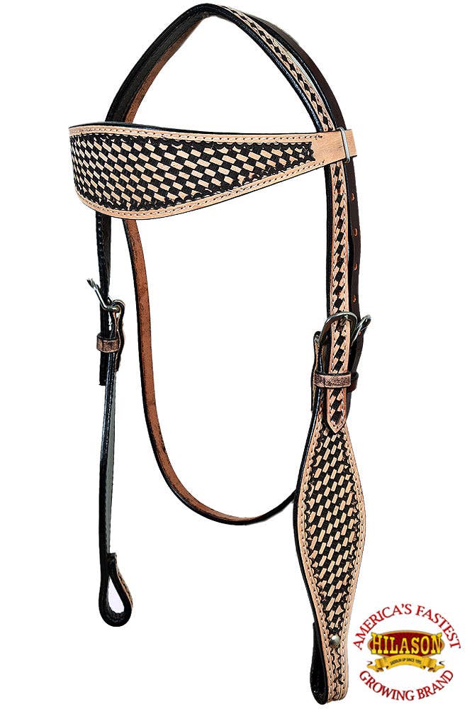 HILASON - Wholesale Horseback Riding Gear - HILASON Western Horse Headstall Breast Collar Set Tack Genuine American Leather | For Horses Headstalls60