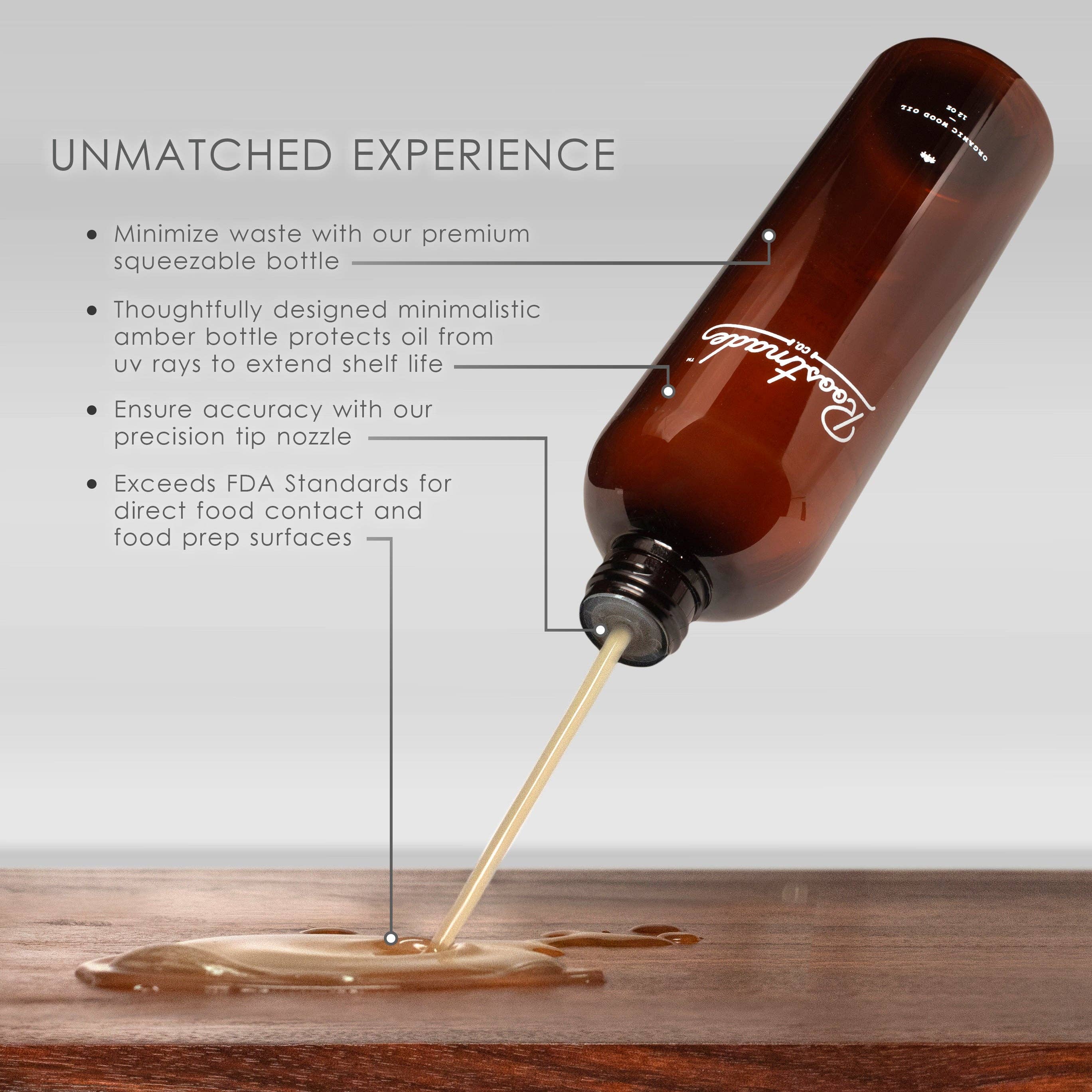 Roostmade Co. - Wholesale Cutting Board - Organic Wood Oil For Cutting Boards and Woodworking - 12 oz1