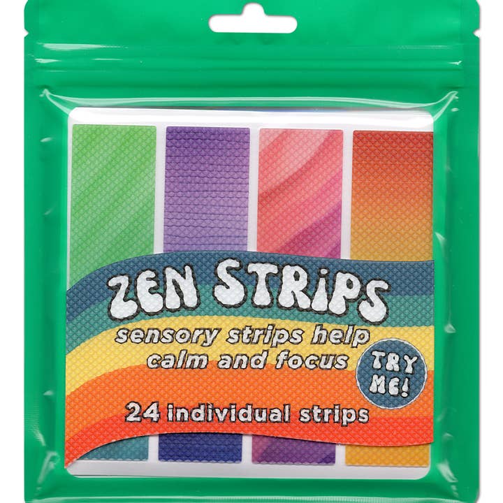 TPG Creations / The Pencil Grip - Wholesale Fidget Toy - Kids - Zen Strips MULTIPACK Bumpy Gradient TPG-85424 24 STRIPS