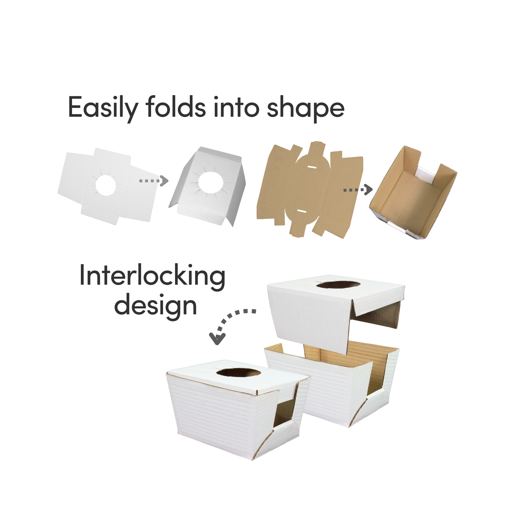 Jacobson - Wholesale Fresh Cut Flowers - 100PK - 7.5"L Interlocking Vase Boxes & Carry Out Bags2