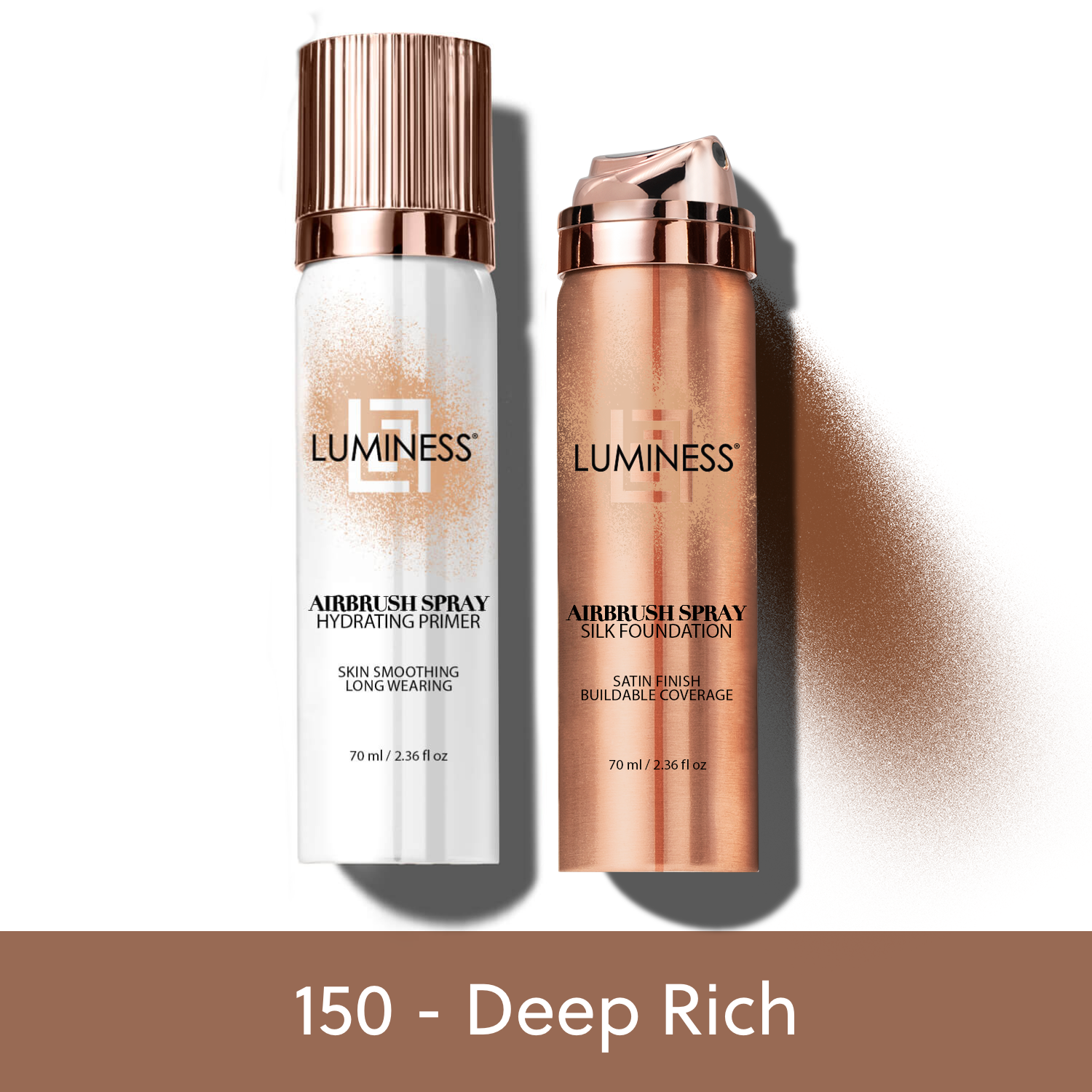 LUMINESS - Wholesale Face Makeup Primer - Airbrush Spray Silk Foundation & Hydrating Primer Kit15