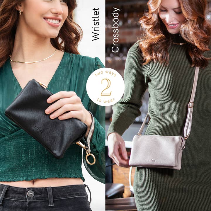 DM Merchandising - Wholesale Crossbody Bag - Women's - Kedzie Eclipse Convertible Wallet Crossbody Open Stock