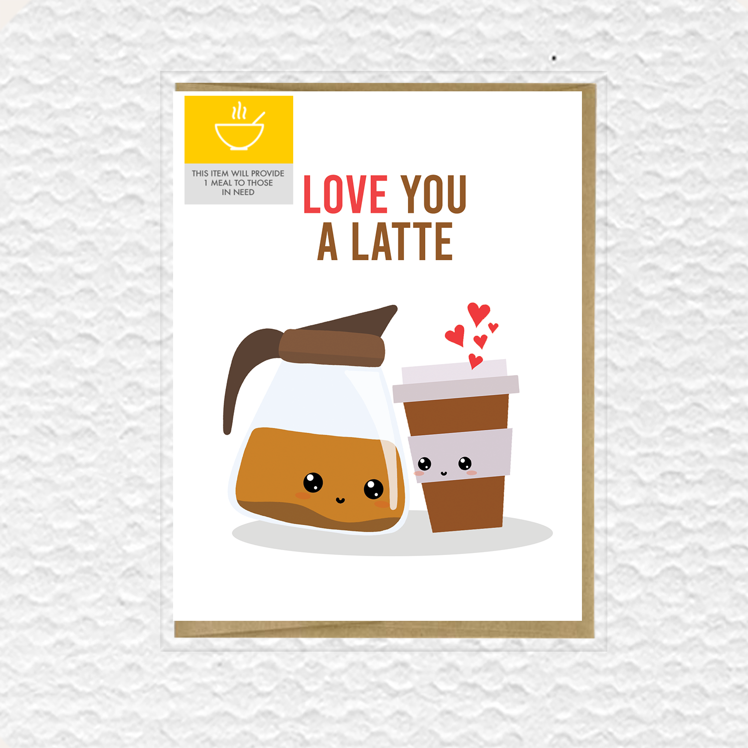 IMPAPER - Wholesale Love Card - Love You A Latte Love Card1