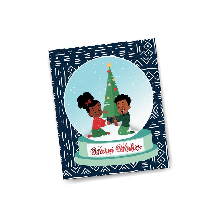 Black Paper Party - Wholesale Christmas Card - Snow Much Fun Holiday Cards5